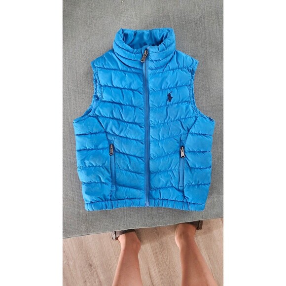 blue toddler Ralph Lauren puffer 2t - Picture 1 of 3